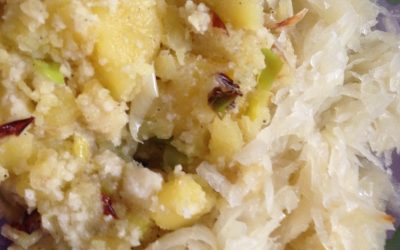 Kedlubnové zelí a brambory s jáhlami (sezonní, lokální, vegetarian, bezlepek)
