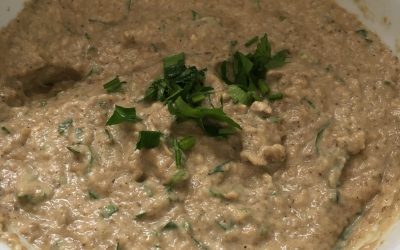 Baba ganoush – lahodný pečený lilek se sezamovou pastou (bezlepek, vegetarian)