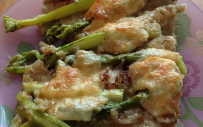 Naprosto vynikající chřestová pizza (vegetarian)