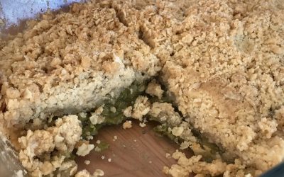 Sladké crumble z křídlatky